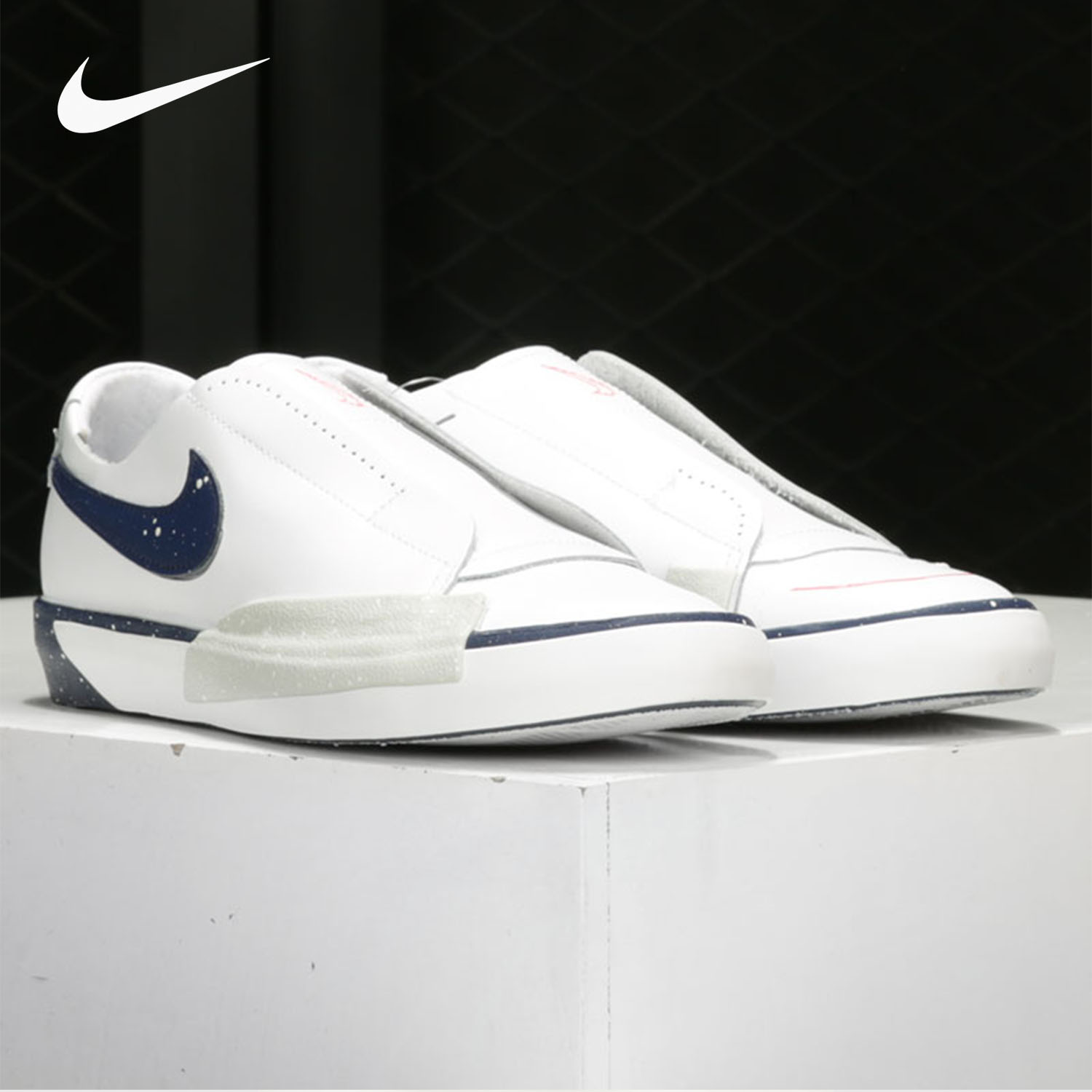 Nike/耐克正品 Blazer 男女舒适耐磨运动休闲鞋 CW2619-141