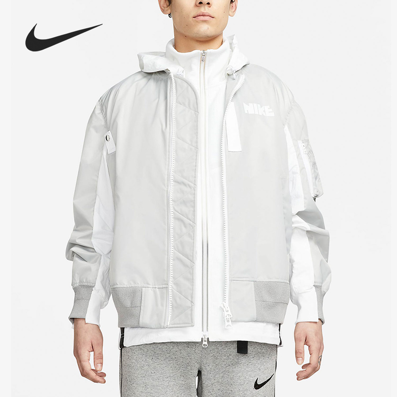 Nike/耐克正品Sacai联名男子时尚休闲运动夹克外套CZ4697-097