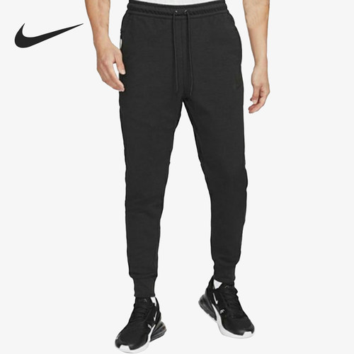 Nike/耐克正品束脚针织长裤新款男黑色弹力长裤DD5294-010