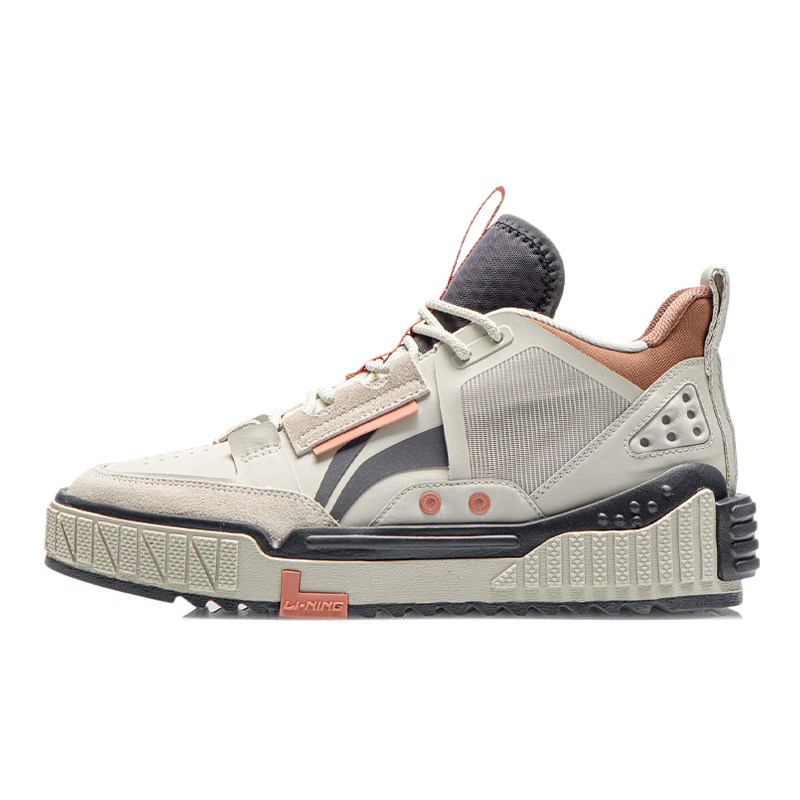 李宁男鞋运动鞋秋季新款女子新程中帮板鞋休闲鞋AGCR311,运动鞋new,运动休闲鞋,淘宝优惠券,粉丝福利购,淘宝优惠卷