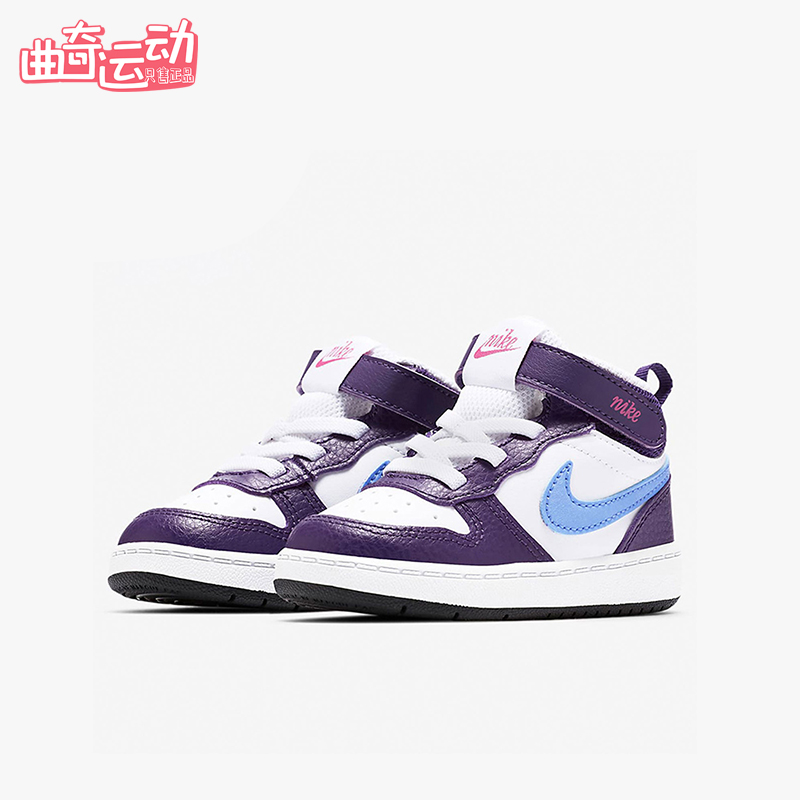 Nike/耐克正品Mid 2 婴童休闲运动中帮复古透气板鞋CD7784-106