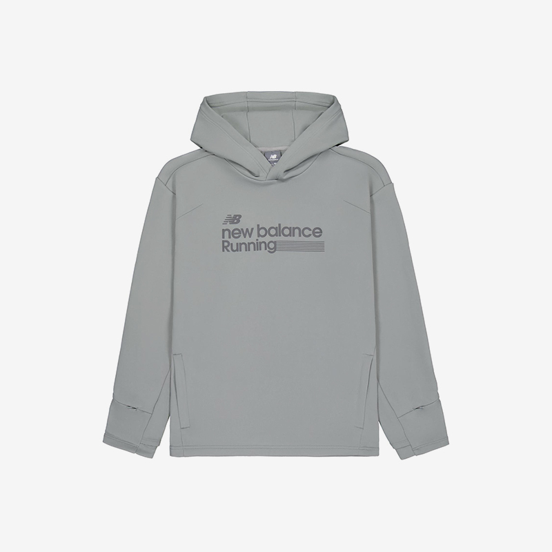 New Balance/NB正品运动男子运动休闲连帽卫衣套头衫NCE45091-GR