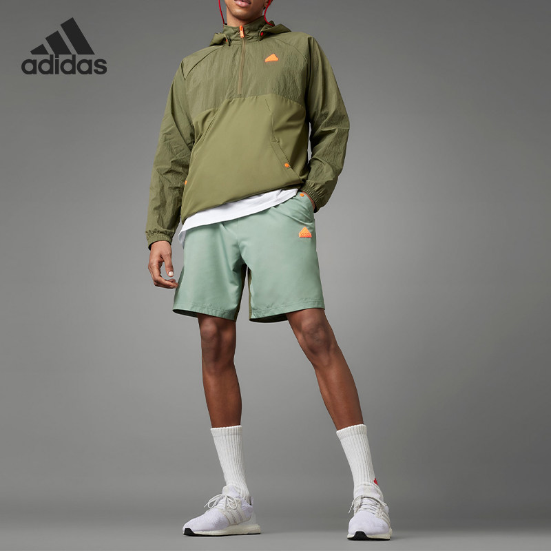 Adidas/阿迪达斯官方正品2023夏季新款男子梭织运动短裤IP3731