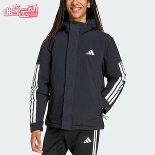Adidas/阿迪达斯正品2025秋季款男士休闲户外保暖运动棉服JY8303