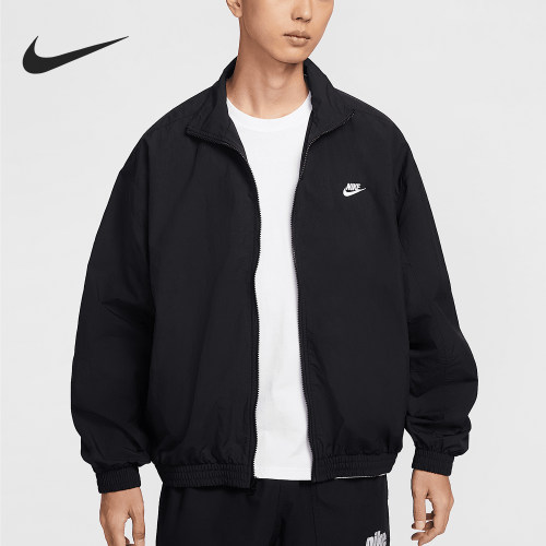 Nike/耐克正品OVERSIZE男士宽松梭织立领夹克外套HQ6110-010