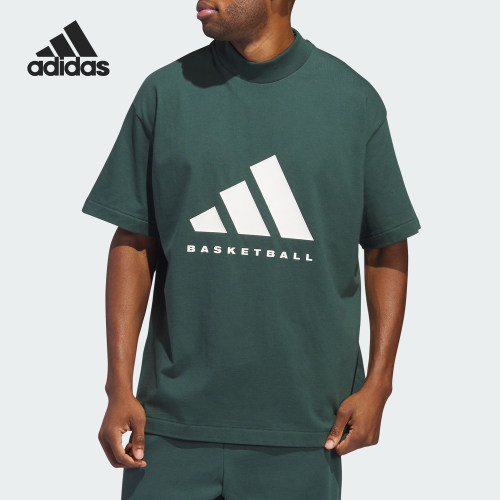 Adidas/阿迪达斯正品新款男女针织宽松透气圆领短袖T恤IT4510