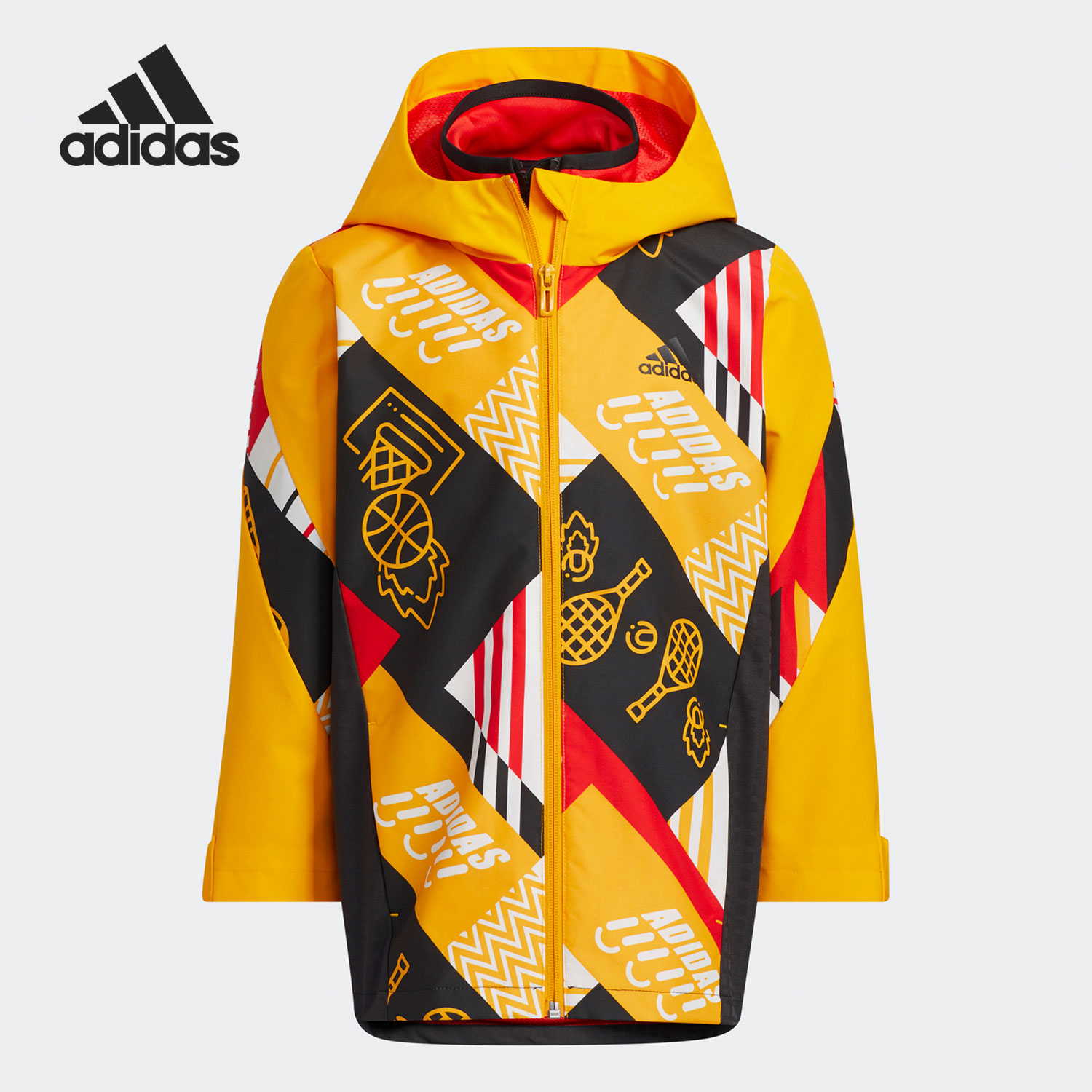 阿迪达斯运动小童夹克外套