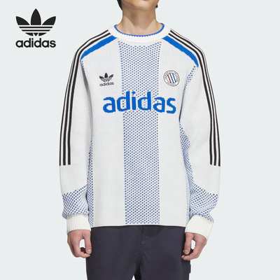 Adidas/阿迪达斯正品三叶草男女针织保暖运动套头毛衣JL8361