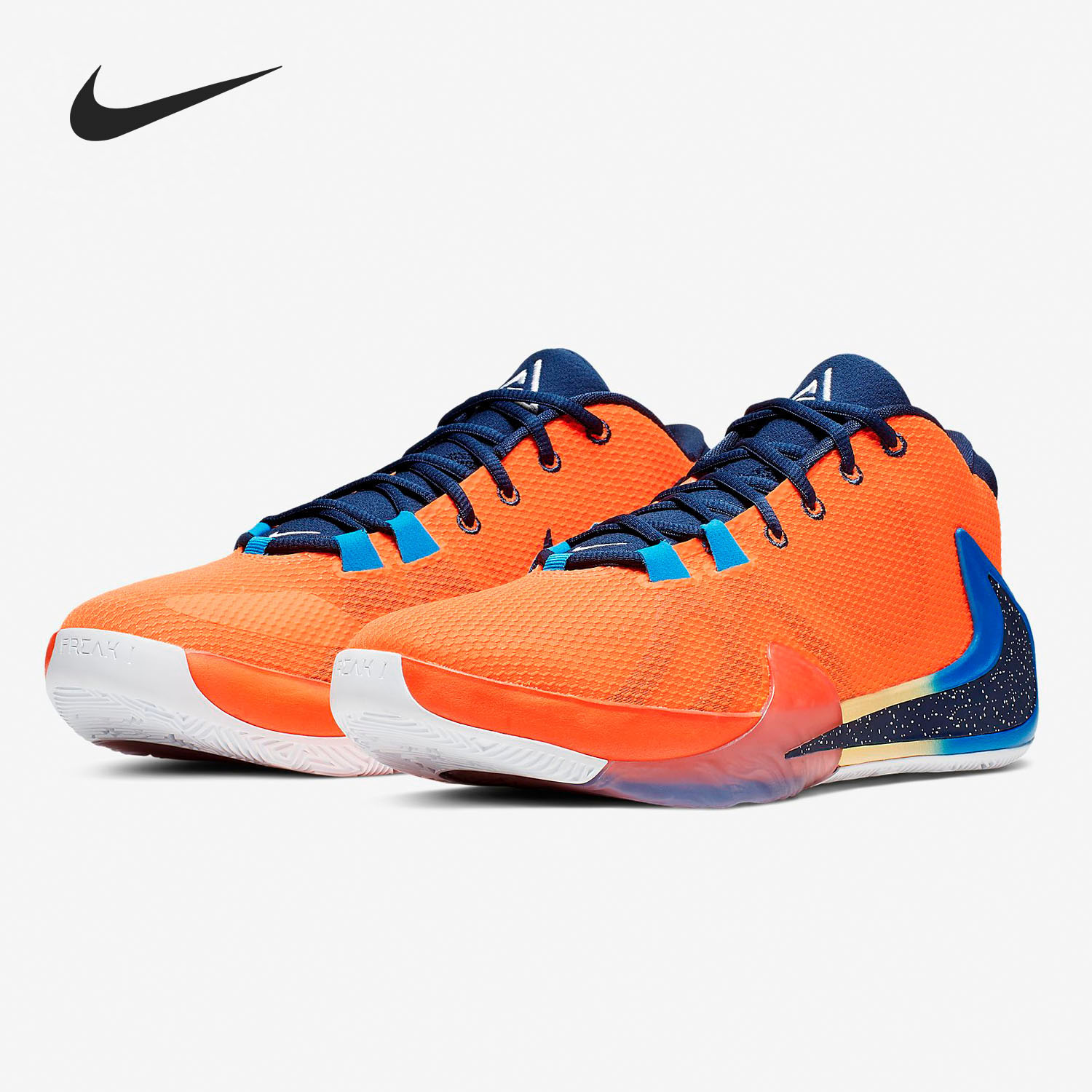 Nike/耐克正品 FREAK 1 字母哥 一代 男女倒勾篮球鞋BQ5423-001