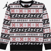 耐克正品 保暖休闲时尚 JORDAN Nike 大童冬季 新款 圆领上衣 DD2560