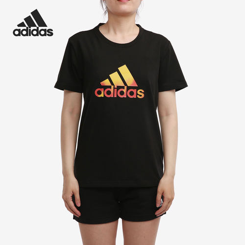 Adidas/阿迪达斯正品当季新款女子休闲短袖透气运动T恤GP0701