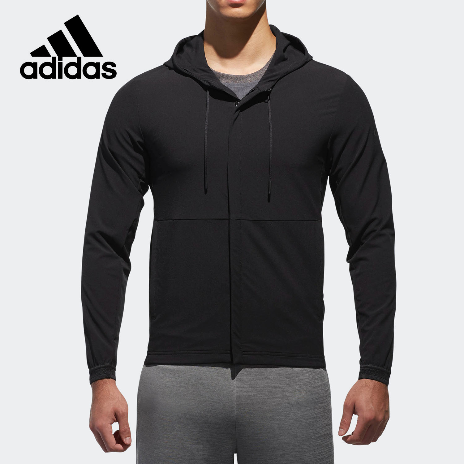 Adidas/阿迪达斯正品上衣男外套秋季新款WOVEN JK 夹克CV5342