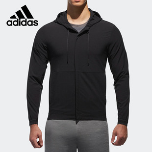 阿迪达斯正品 上衣男外套秋季 WOVEN 夹克CV5342 新款 Adidas