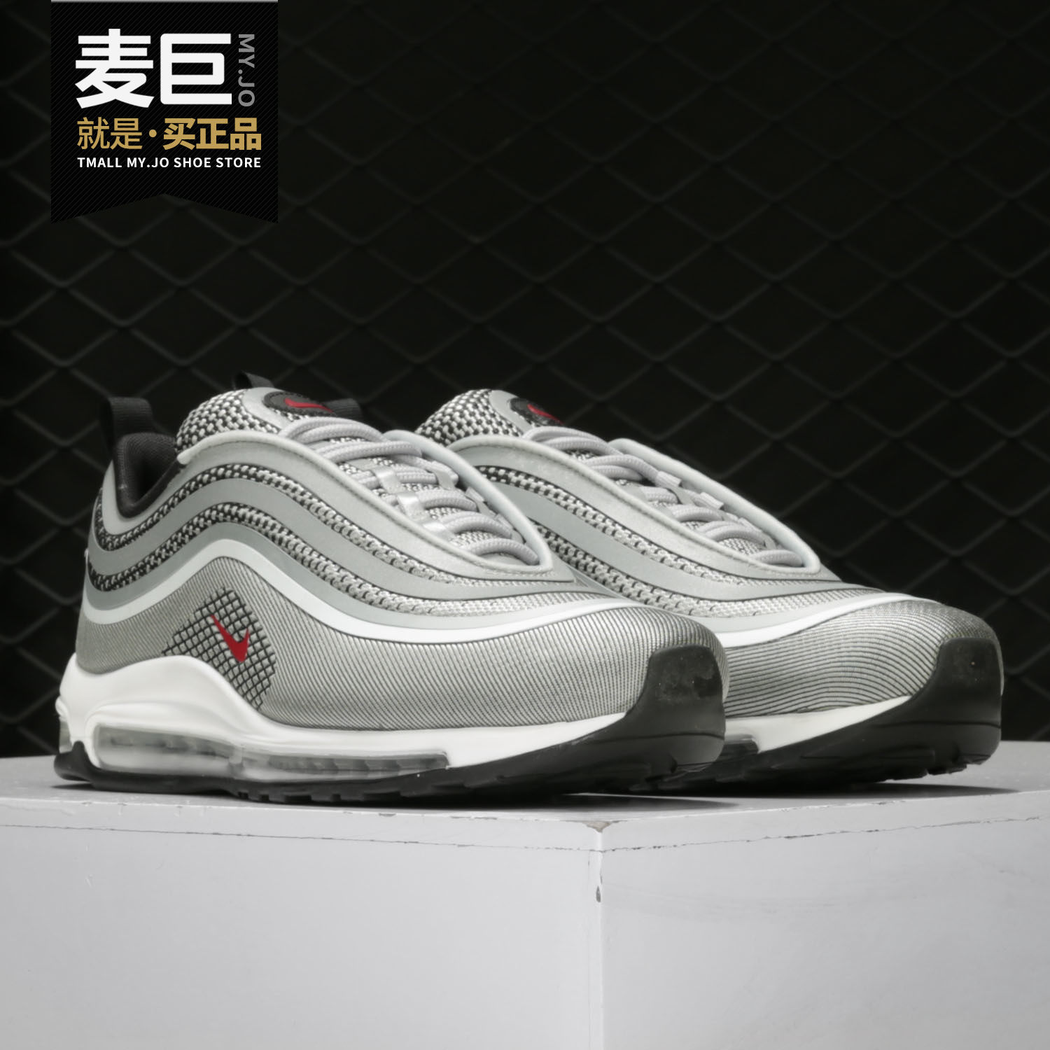 Nike/耐克正品 Air Max 97 Ultra 男子运动可视气垫休闲鞋918356