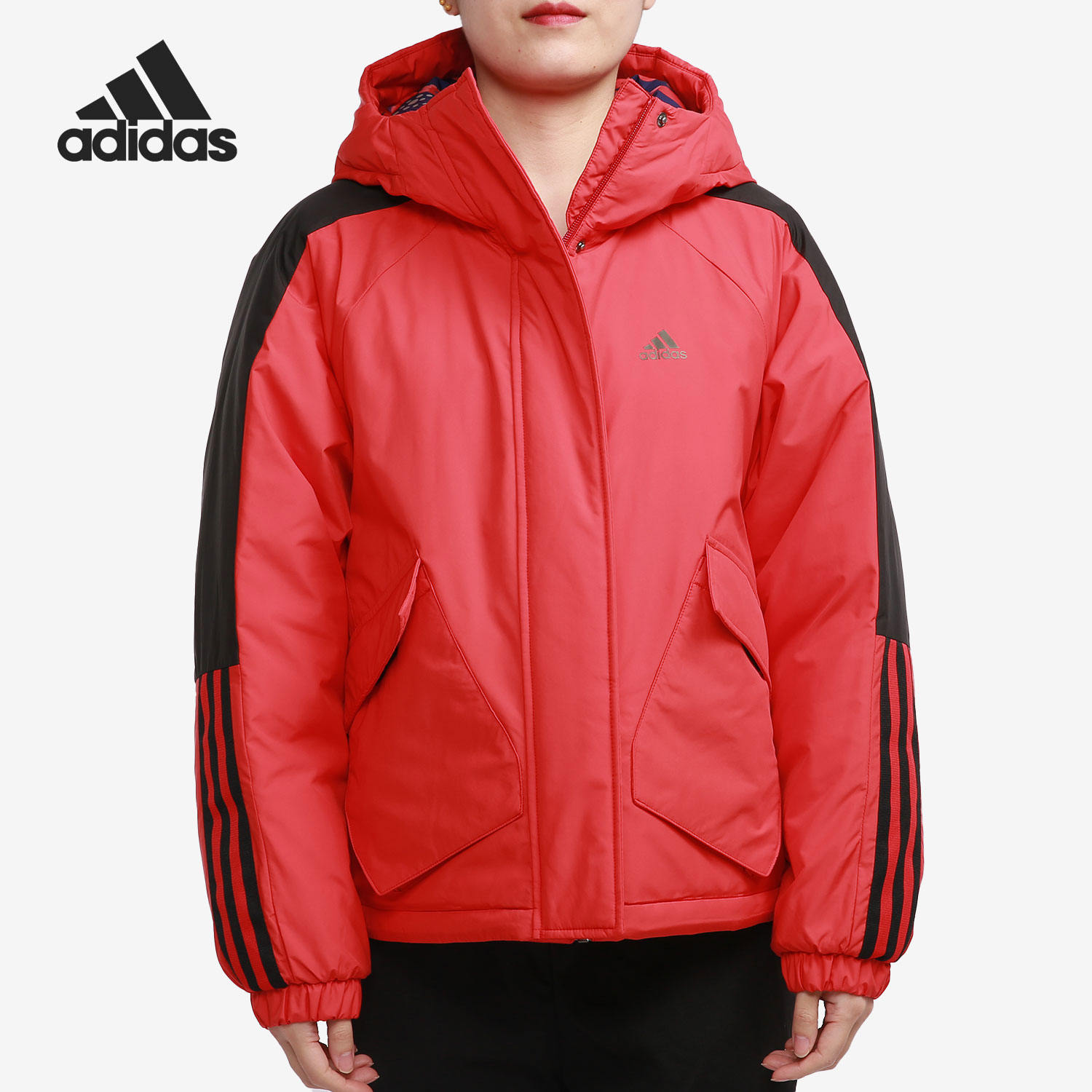 阿迪达斯女子户外运动棉服