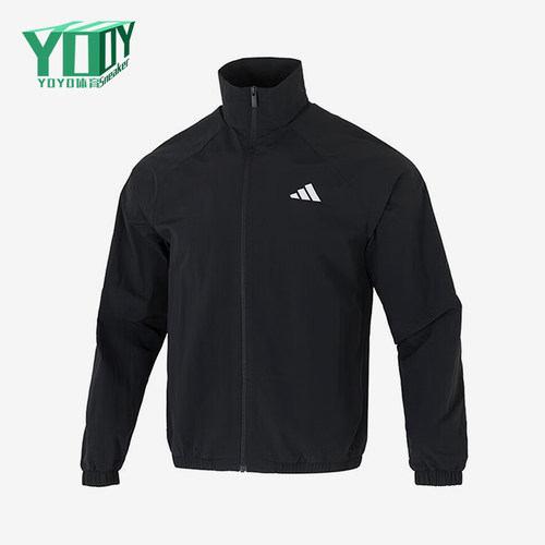 Adidas/阿迪达斯正品M SL WV TT男士户外梭织运动立领外套JM1772