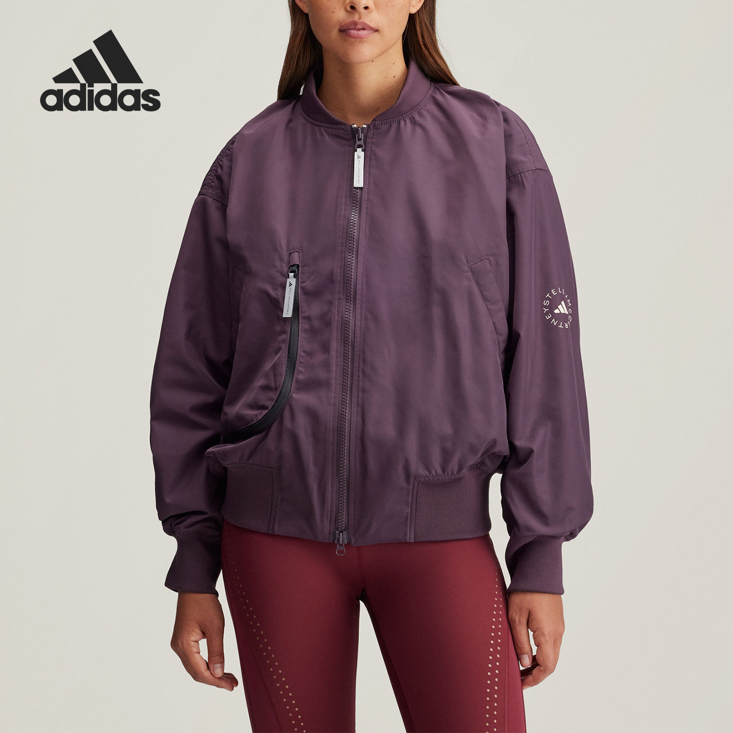 Adidas/阿迪达斯正品SW BOMBER女士运动保暖时尚外套IW9891