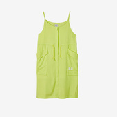 Skechers 女子舒适休闲梭织宽松吊带运动连衣裙 斯凯奇正品