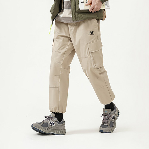 New Balance/NB正品2025新款男士潮流运动梭织长裤AMP21364-MS