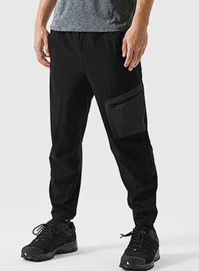 THE NORTH FACE/北面正品简约男士防泼水束脚休闲裤881BJK3