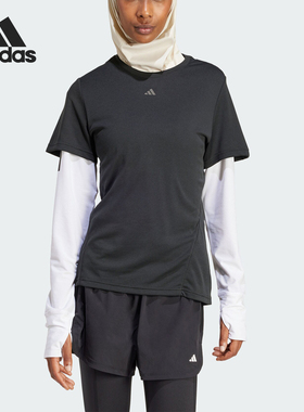 Adidas/阿迪达斯正品D4T SC T HIIT女士健身短袖T恤IU1123