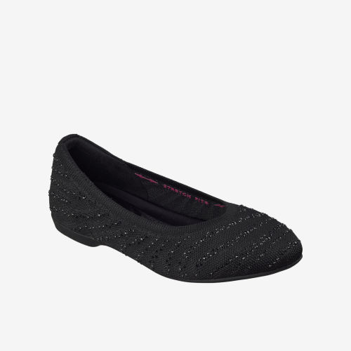 Skechers斯凯奇正品Slip-On女士轻便舒适休闲单鞋159435-BLK