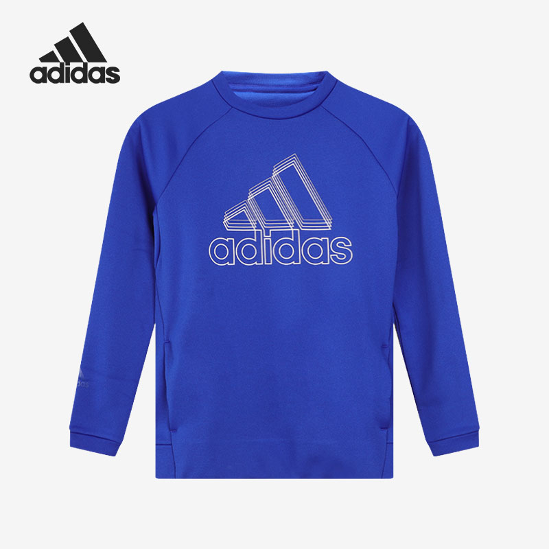 阿迪达斯大童运动套头卫衣