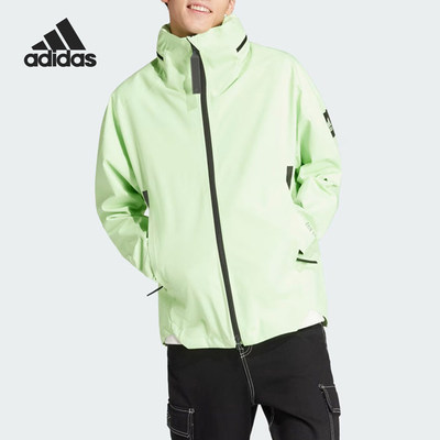 Adidas阿迪达斯正品Jackets男连帽拼色拉链运动茄克/外套IS1878