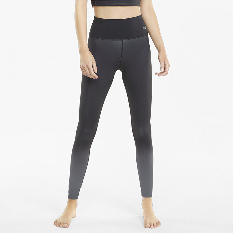 Puma/彪马正品新款女士高腰弹力透气运动紧身长裤 521060-01