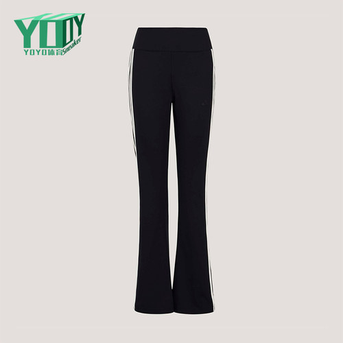 Adidas/阿迪达斯正品FLARED LEG PANT女士运动修身喇叭长裤KX2749