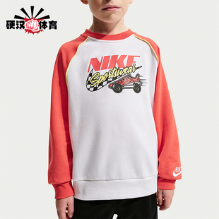 小童日常圆领拼接针织卫衣IU5326 Nike 款 2025冬季 100 耐克正品