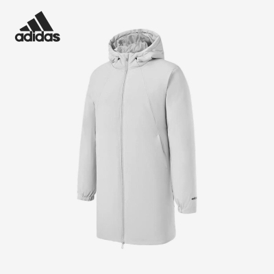 Adidas/阿迪达斯正品春季新款男士保暖中长款羽绒服JL9618