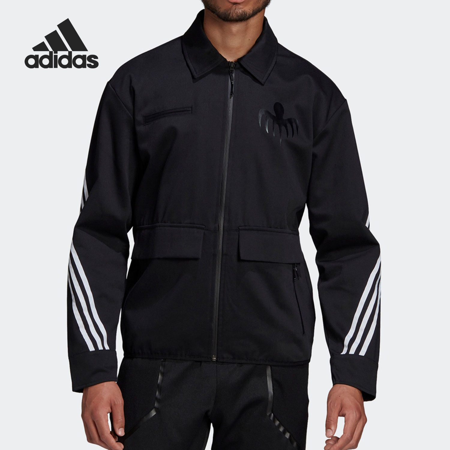 Adidas/阿迪达斯正品新款007主题男子春秋运动夹克外套GN6807