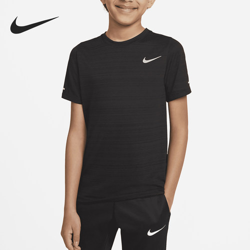 Nike/耐克正品夏季Dri-FIT大童运动圆领针织短袖T恤DD3055-010
