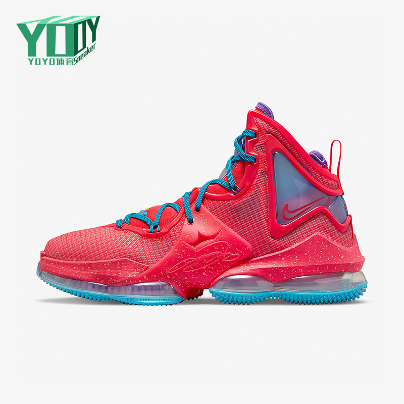 Nike/耐克正品Lebron 19男士缓震高帮实战气垫篮球鞋CZ0203-600
