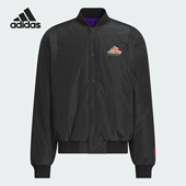 阿迪达斯正品 JKT男士 双面穿棉服外套JM5670 LNY Adidas