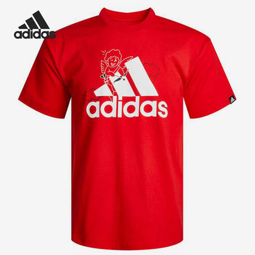 Adidas/阿迪达斯正品当季新款男子短袖运动T恤圆领休闲半袖GL3487