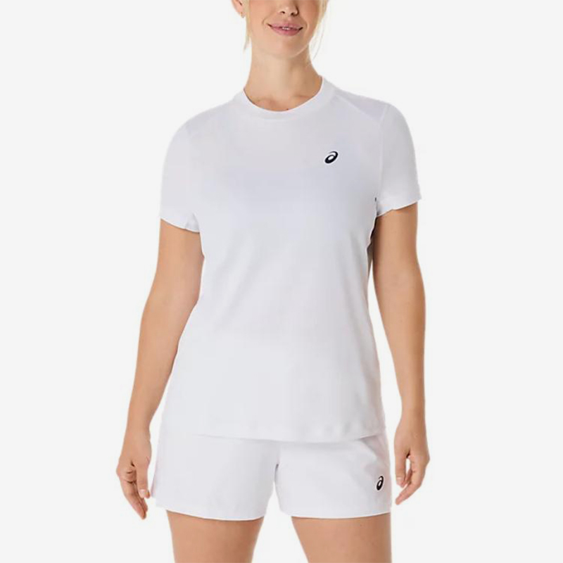 Asics/亚瑟士正品夏季新款女子速干网球训练短袖T恤2042A371-100