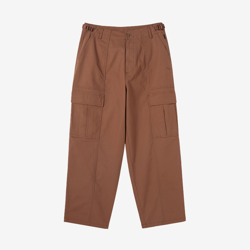 Puma/彪马正品运动男女同款廓形工装宽松休闲长裤627752-82