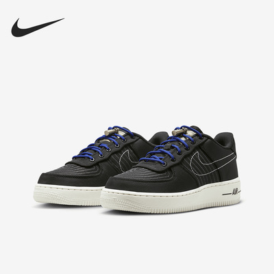 Nike/耐克正品AIR FORCE 1 LV8 3 GS女子大童板鞋DV1622-001