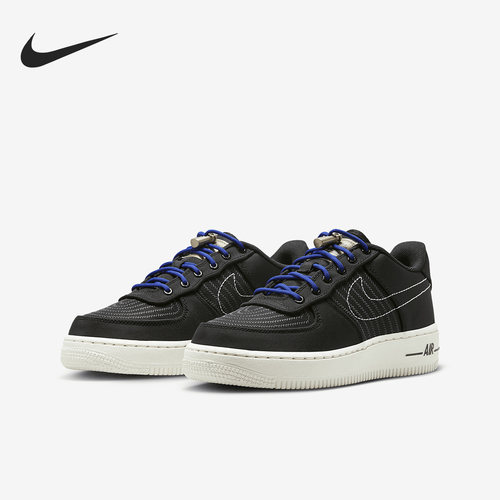 Nike/耐克正品AIR FORCE 1 LV8 3 GS女子大童板鞋DV1622-001