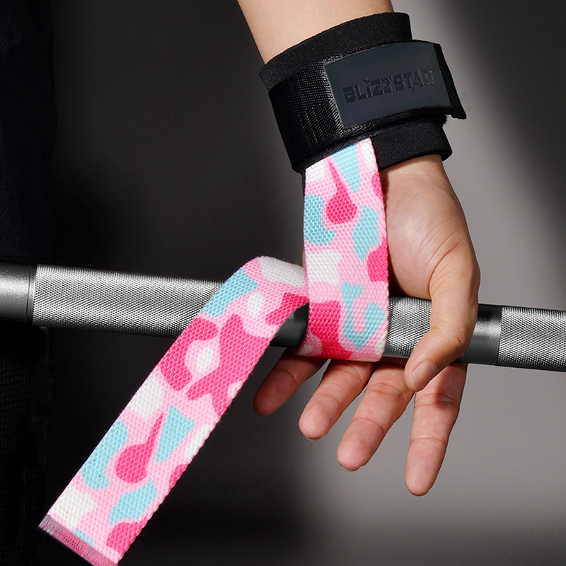 助力带硬拉练背引体向上举重神器健身手套女护腕男带单杠防滑辅助