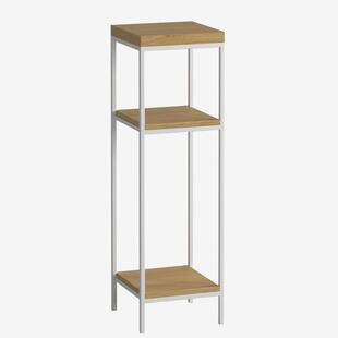 简约铁艺实木多层边几客厅小方桌高脚花架沙发边桌角几床头置物架