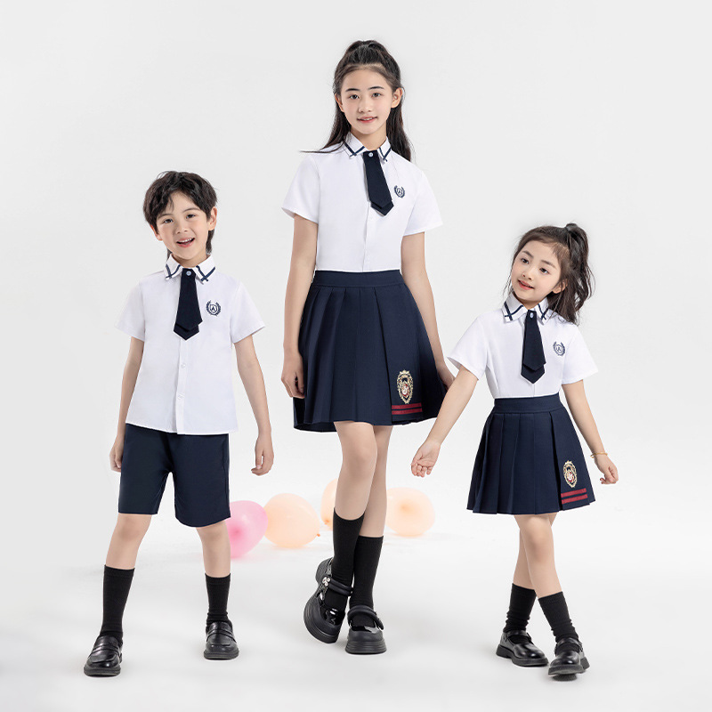 夏款儿童礼服幼儿园园服师生同款中小学生校服班服表演六一