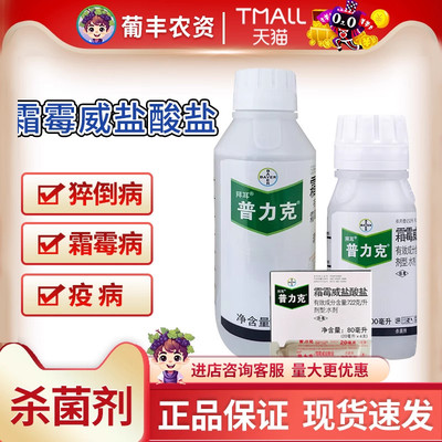 拜耳普力克霜霉威盐酸盐甜椒黄瓜霜霉病疫病猝倒病农用农药杀菌剂