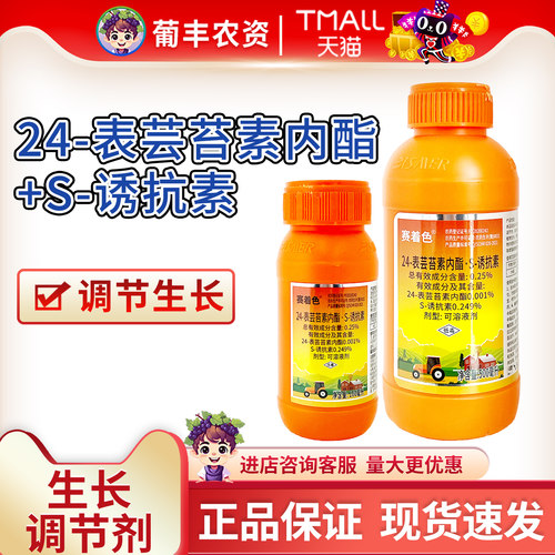 比赛尔赛着色 24表芸苔素内酯·S诱抗素水稻细胞分裂生长调节剂