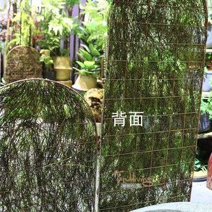 仿真青苔藓屏风室内橱窗庭院墙壁遮挡F隔断绿植物装饰造景摆设包
