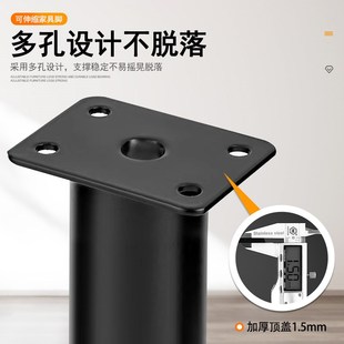 灰色桌子腿支架万能m桌脚增高垫可调节升降支撑脚升高加高底座神