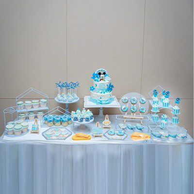 欧式白色甜品台摆件展示架婚庆蛋糕架子下午N茶点心架甜点糕点托