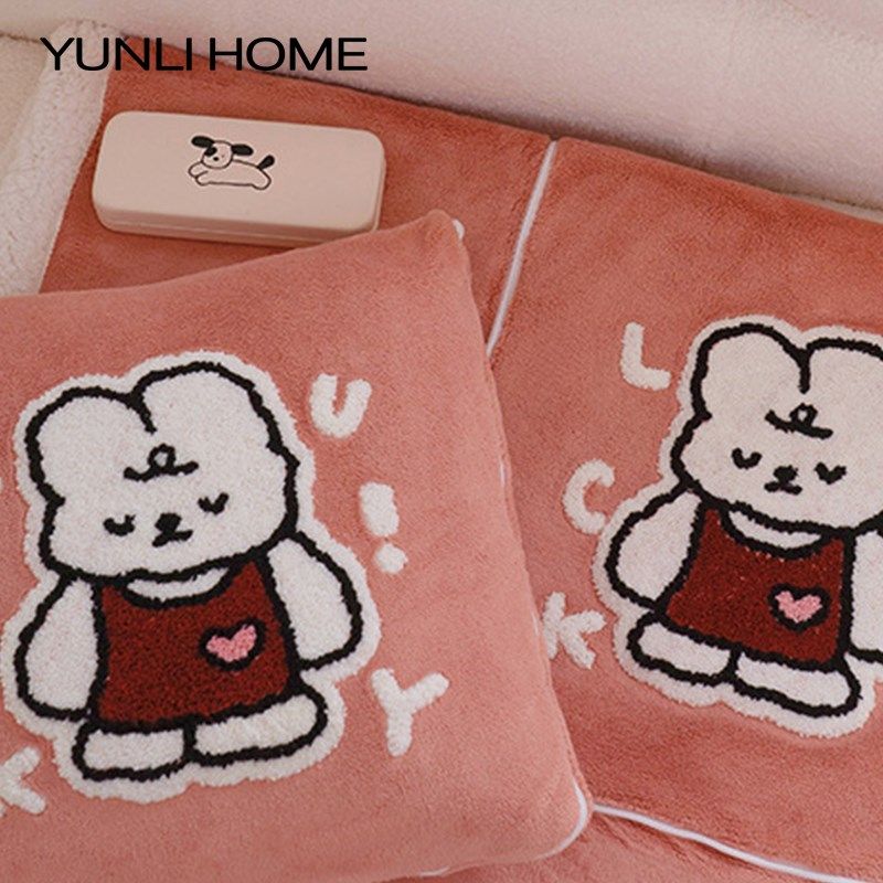 抱枕被子二合一毯子两用睡觉专用B秋冬车用办公室午睡毛毯枕头靠,居家布艺,抱枕被,淘宝优惠券,粉丝福利购,淘宝优惠卷